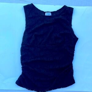 NWOT Black lace top medium